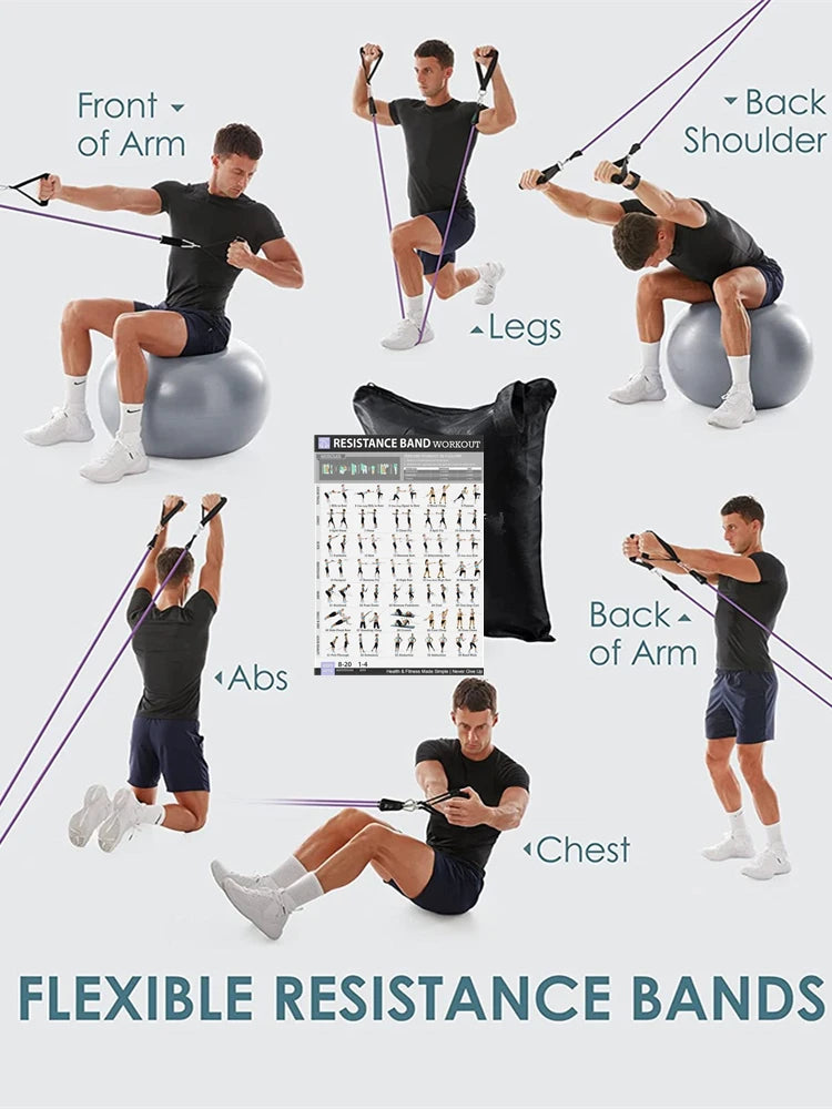 Resistência bandas de loop para pernas e Butt Training, Fitness Exercício, Pil