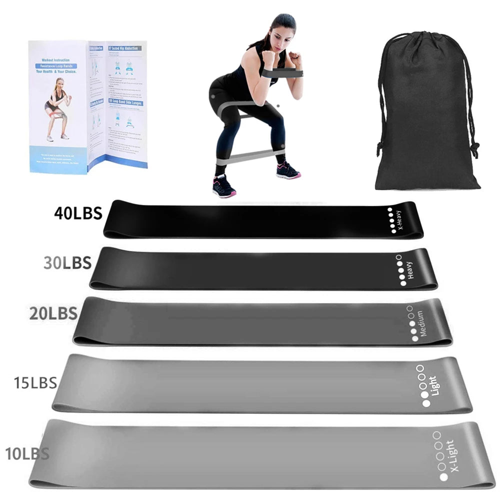 Resistência bandas de loop para pernas e Butt Training, Fitness Exercício, Pil