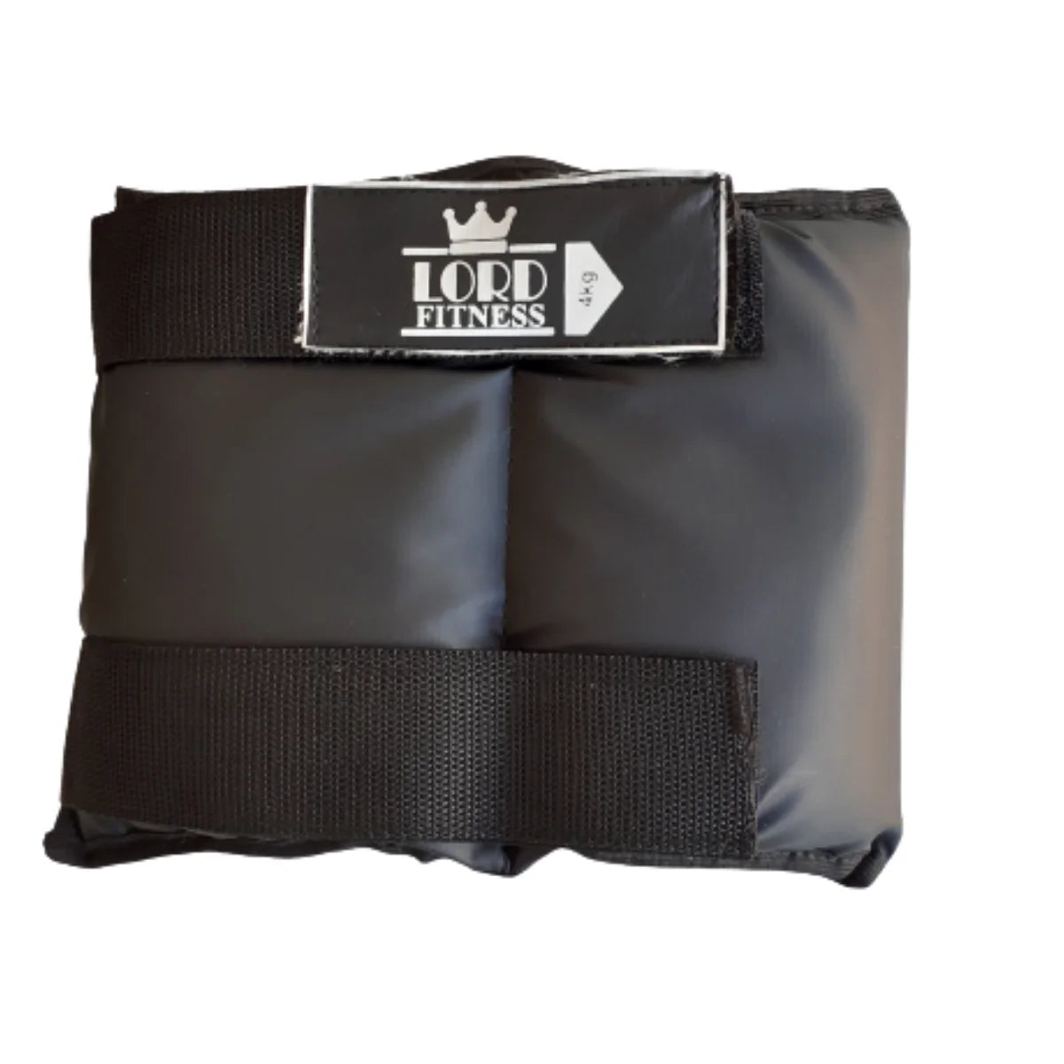 Tornozeleira Caneleira Peso 4kg Par - ACADEMIA Cor Preta Lord Imperio