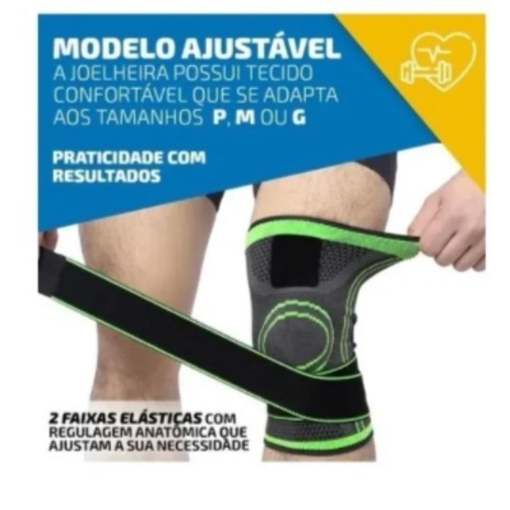 Joelheira Articulada Ajustável p/ Dores e Treino