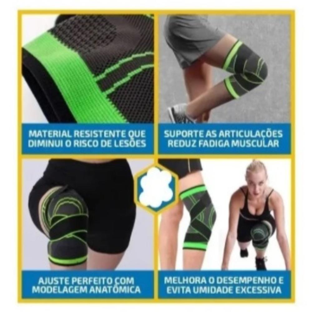 Joelheira Articulada Ajustável p/ Dores e Treino