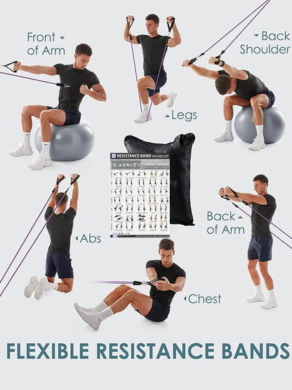 Resistência bandas de loop para pernas e Butt Training, Fitness Exercício, Pil