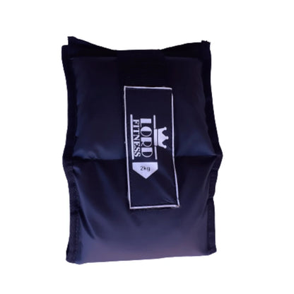 Tornozeleira Caneleira Peso 2kg Par - ACADEMIA - cor preto - Lord Império