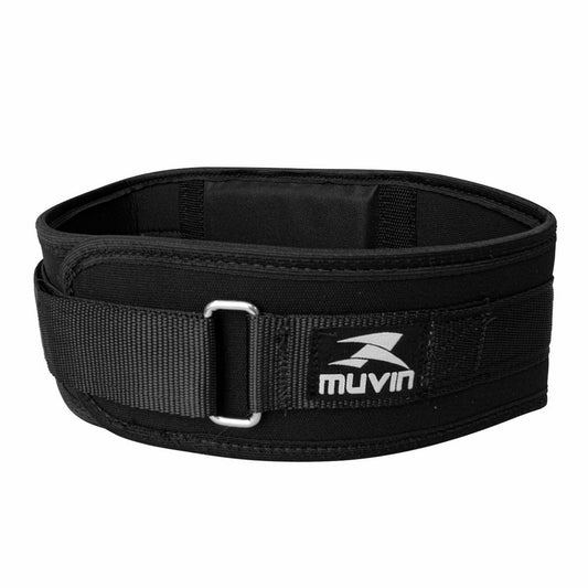 Cinturão de Musculação Muvin para Proteção da Coluna e Apoio Lombar