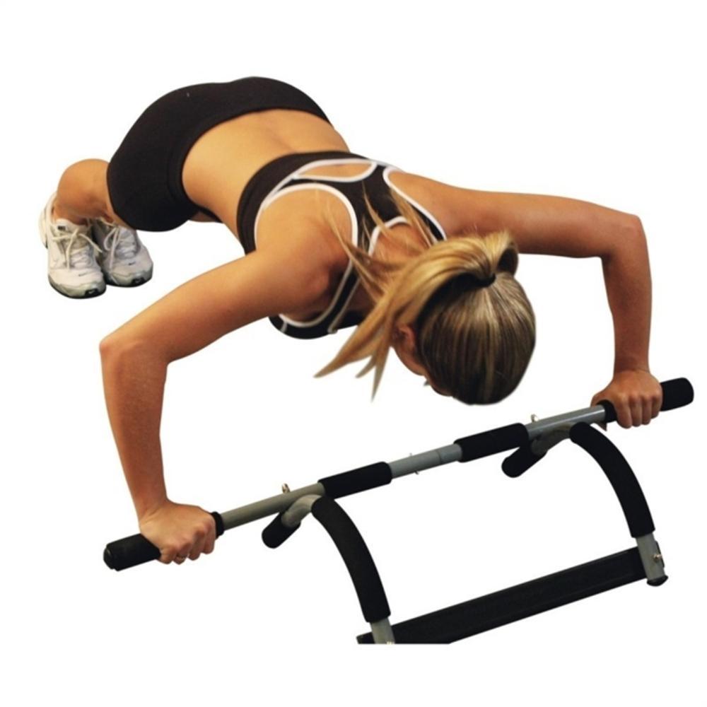 BARRA DE EXERCICIOS PARA PORTA CHAO FIXA MISTA MUSCULACAO FLEXAO ABDOMINAL