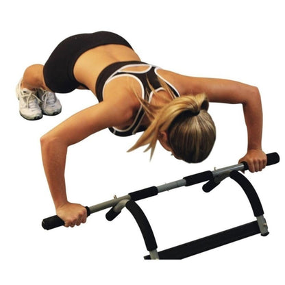 BARRA DE EXERCICIOS PARA PORTA CHAO FIXA MISTA MUSCULACAO FLEXAO ABDOMINAL